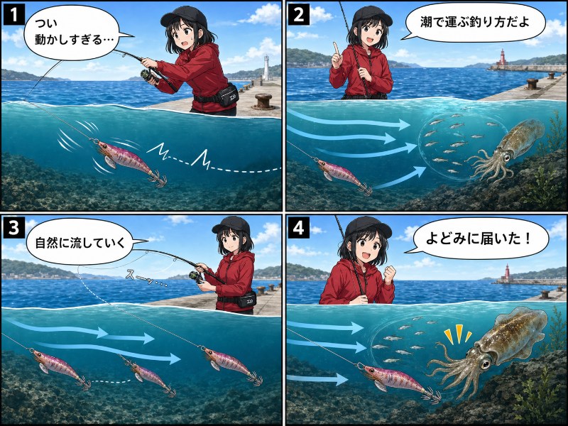 ドリフトとはを説明しているイラスト