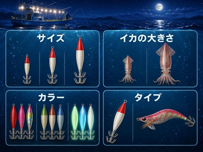 イカメタル用ドロッパーの選び方